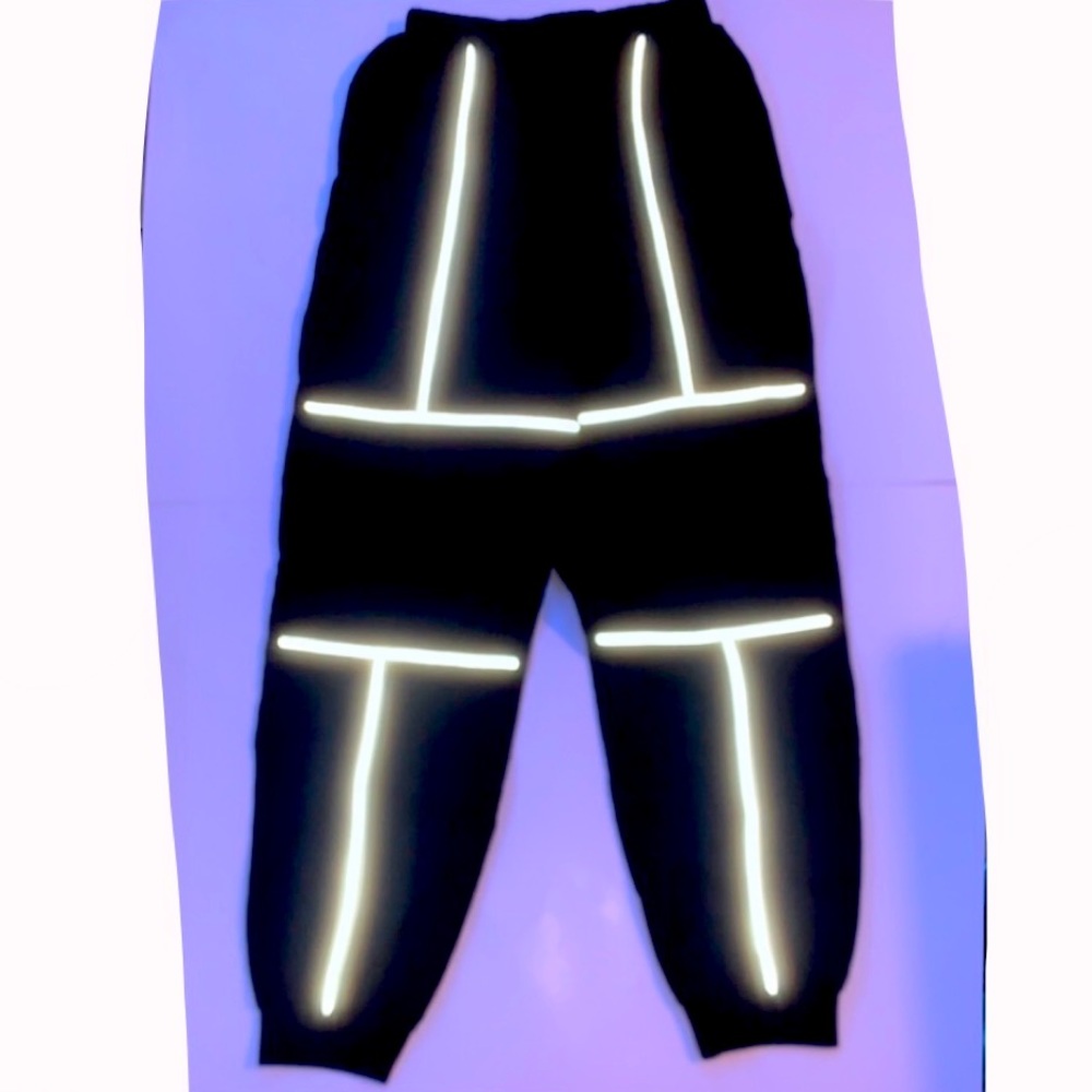 Reflectors black joggers